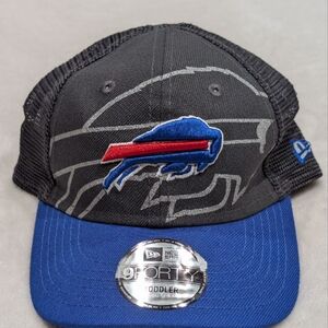 Toddler Buffalo Bills New Era Graphite/Royal Reflect 9FORTY Adjustable Hat